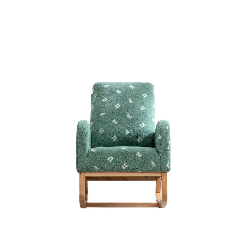 26.8 Fauteuil à bascule haut dossier rembourré avec pochette latérale