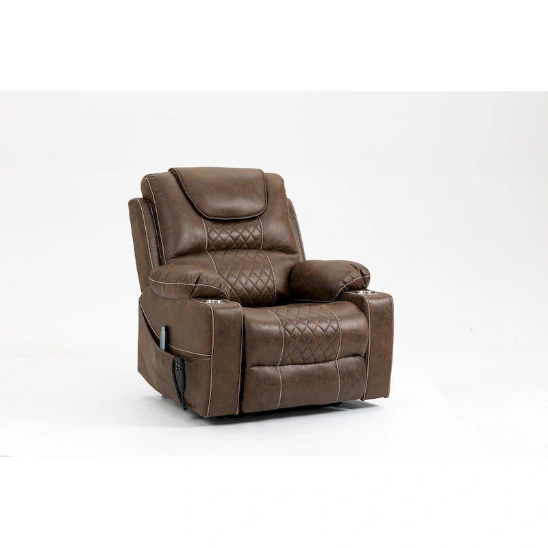 Fauteuil inclinable, fauteuil releveur, canapé de relaxation, alimentation électrique pour personnes âgées (position allongée à 180 degrés)