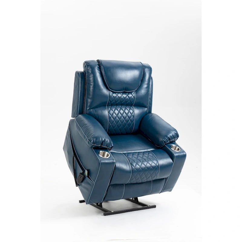 Fauteuil inclinable, fauteuil releveur, canapé de relaxation, alimentation électrique pour personnes âgées (position allongée à 180 degrés)