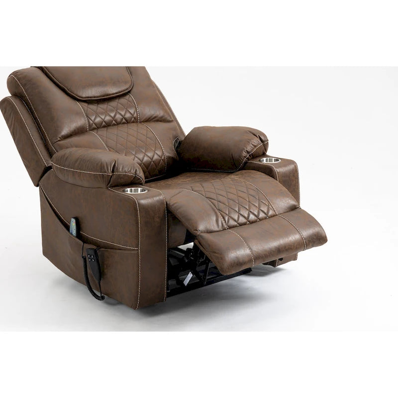 Fauteuil inclinable, fauteuil releveur, canapé de relaxation, alimentation électrique pour personnes âgées (position allongée à 180 degrés)