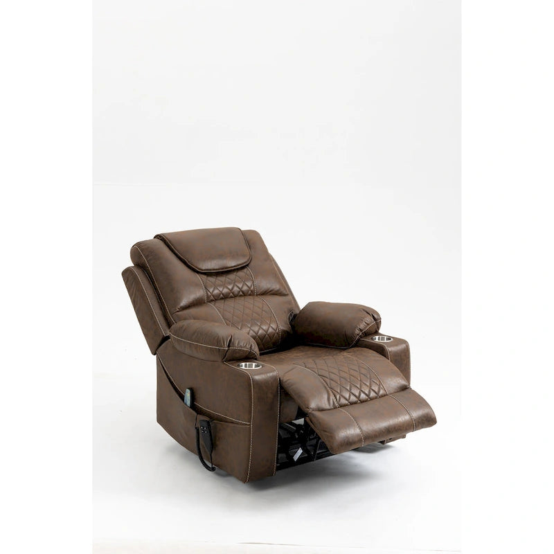 Fauteuil inclinable, fauteuil releveur, canapé de relaxation, alimentation électrique pour personnes âgées (position allongée à 180 degrés)