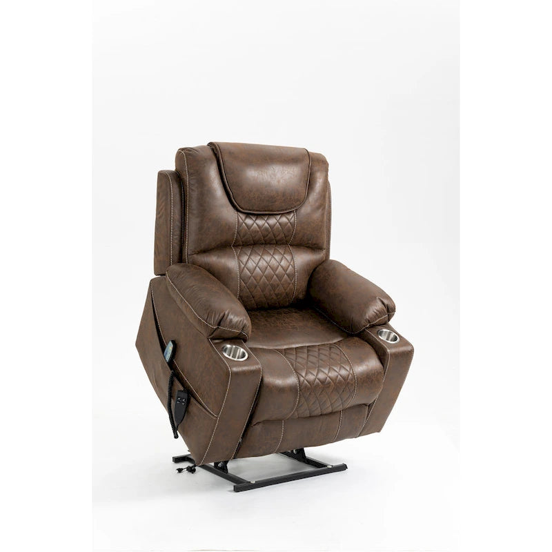Fauteuil inclinable, fauteuil releveur, canapé de relaxation, alimentation électrique pour personnes âgées (position allongée à 180 degrés)