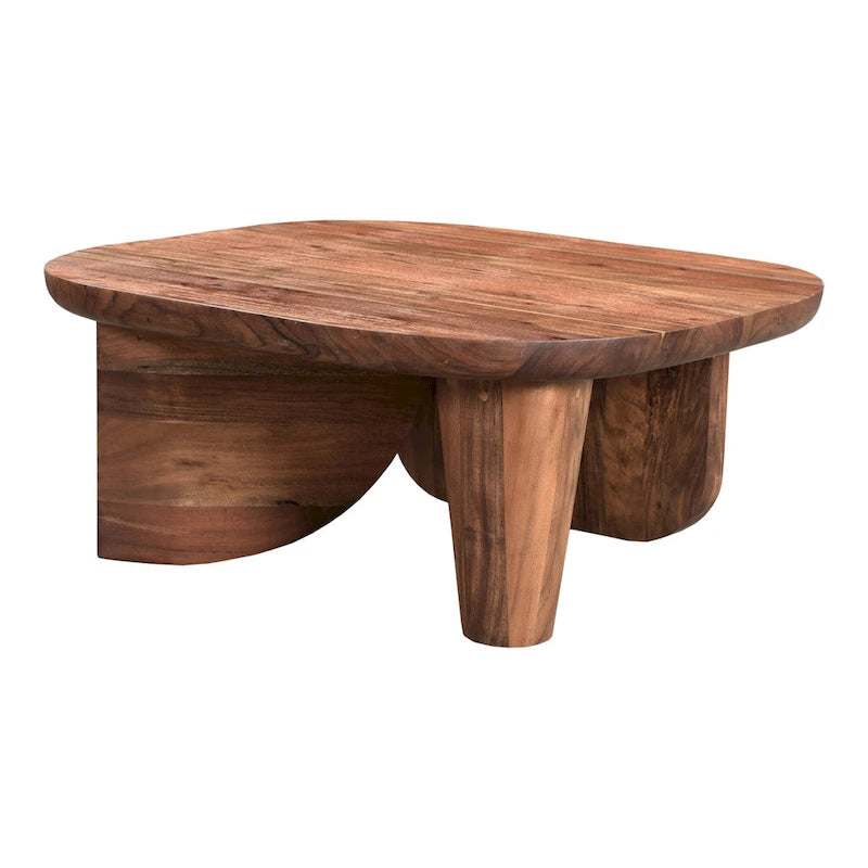 Table basse rustique en acacia massif