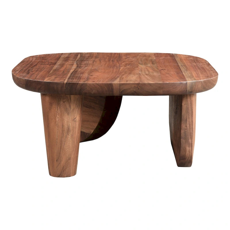 Table basse rustique en acacia massif