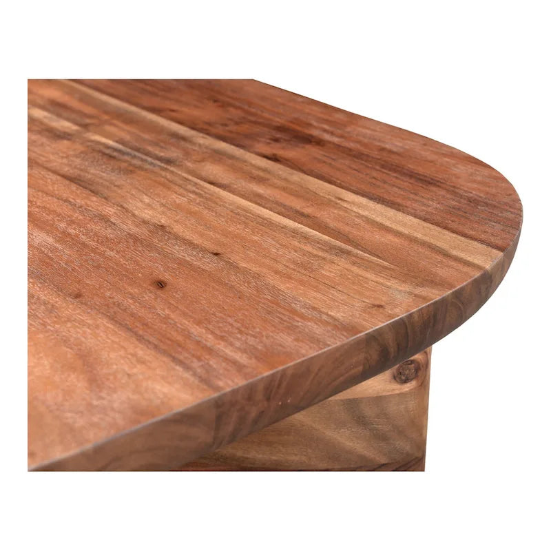 Table basse rustique en acacia massif