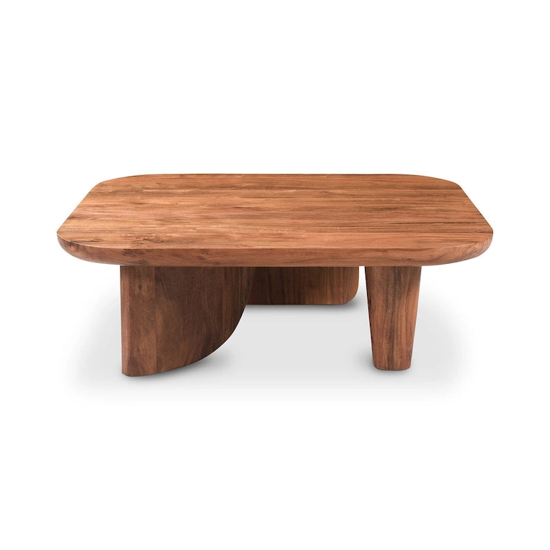 Table basse rustique en acacia massif