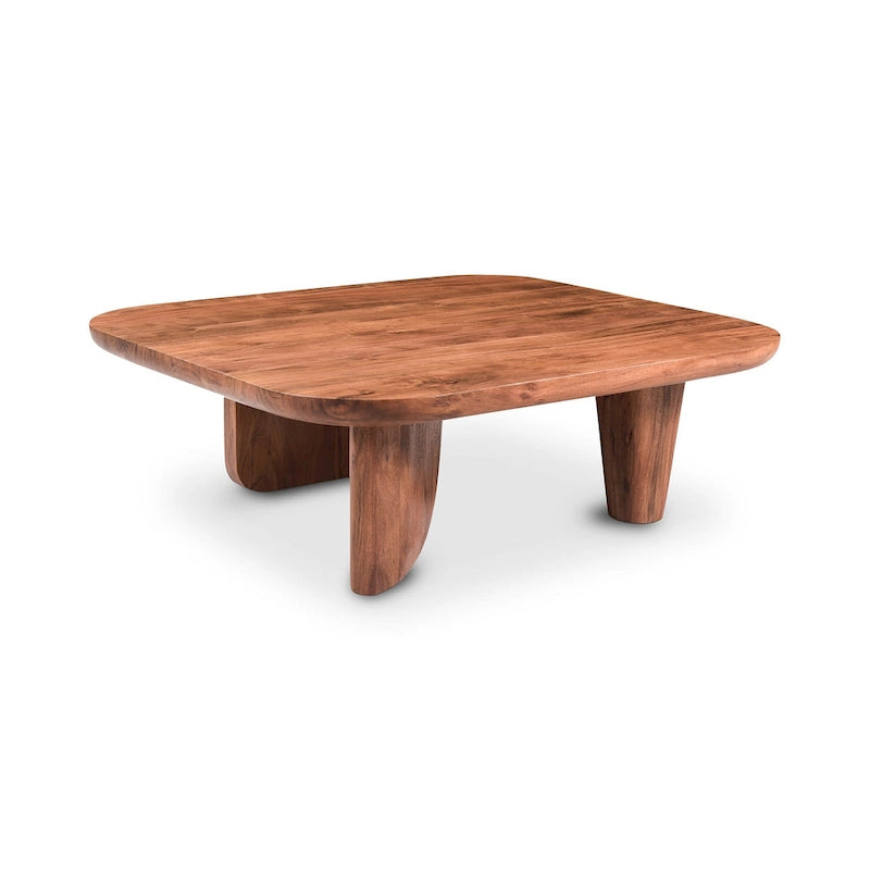 Table basse rustique en acacia massif