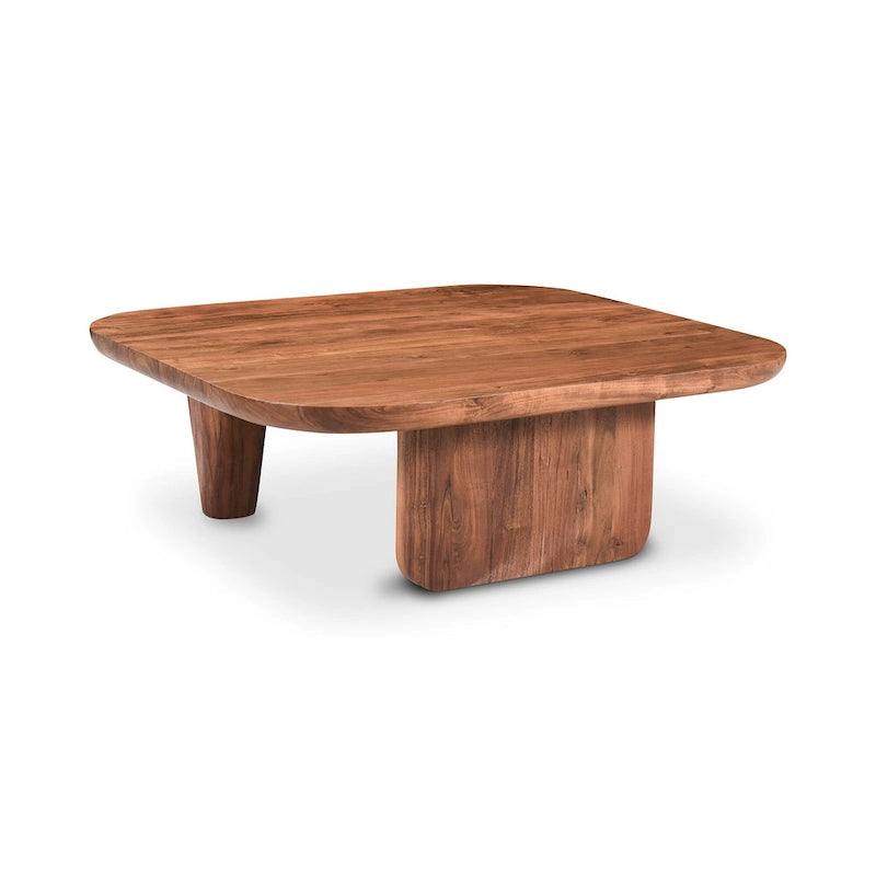 Table basse rustique en acacia massif