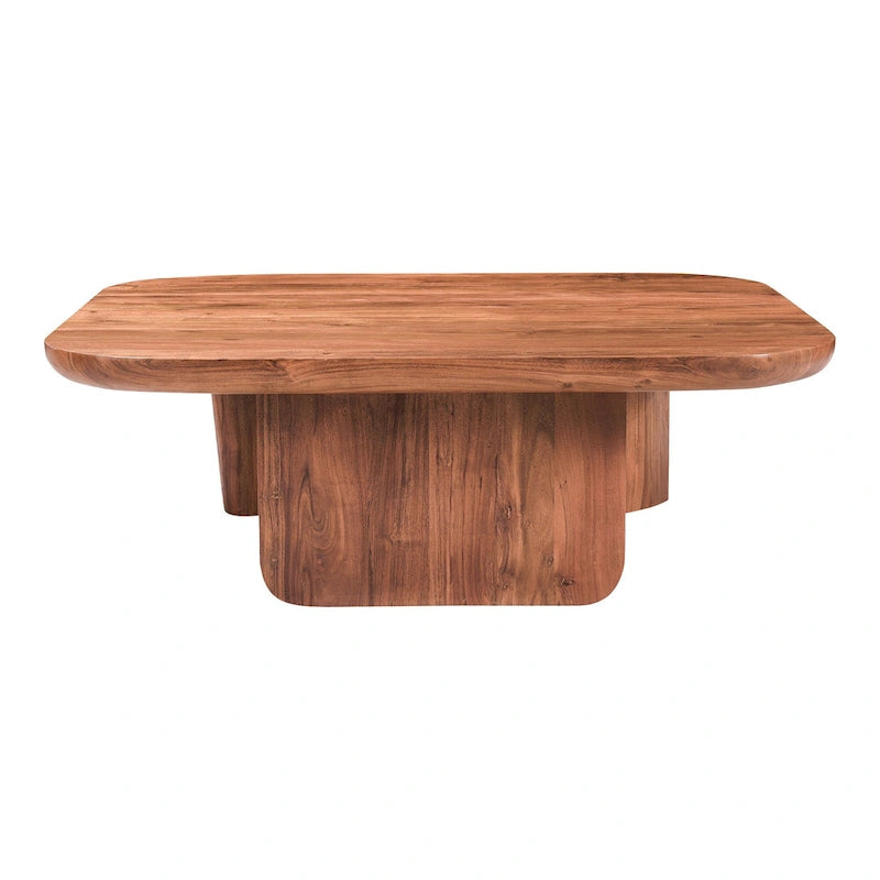 Table basse rustique en acacia massif