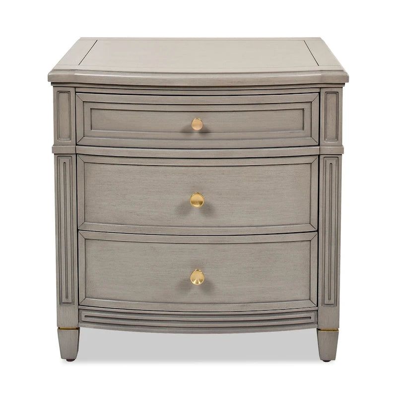 Table d'appoint Dauphin en bois massif avec étagère de rangement pour salon