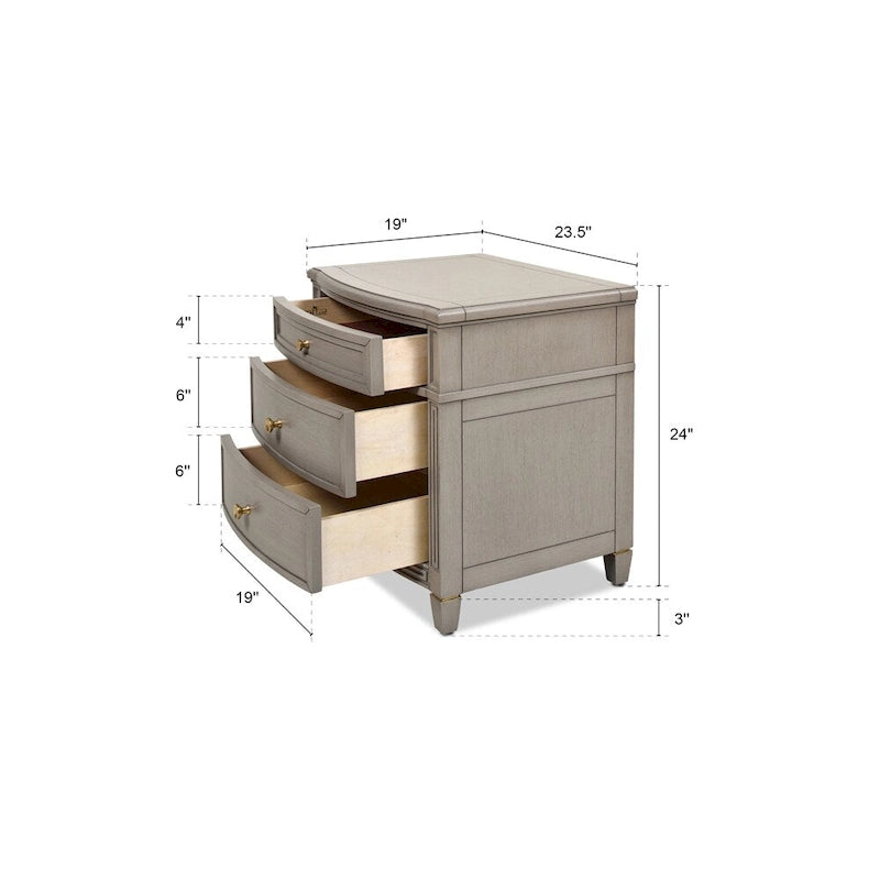 Table d'appoint Dauphin en bois massif avec étagère de rangement pour salon