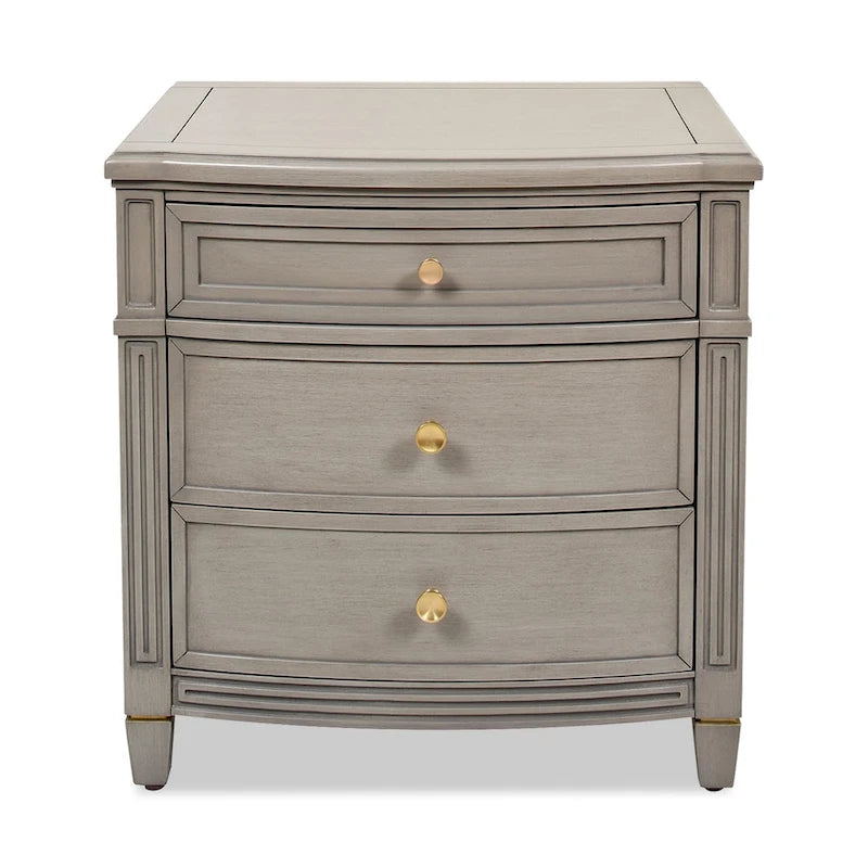 Table d'appoint Dauphin en bois massif avec étagère de rangement pour salon