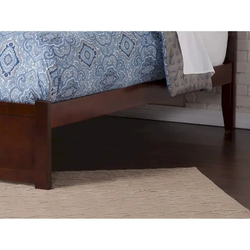Lit plateforme Concord Wood King avec tiroir-lit simple XL gigogne