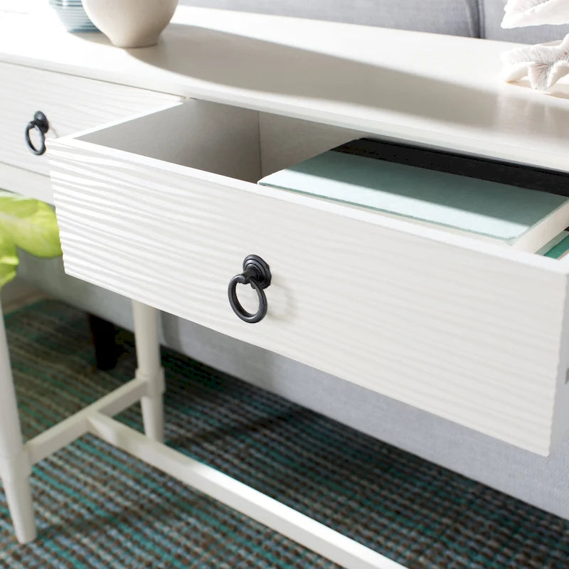 Console 2 tiroirs Barbra - 35,5 L x 13 P x 29,5 H