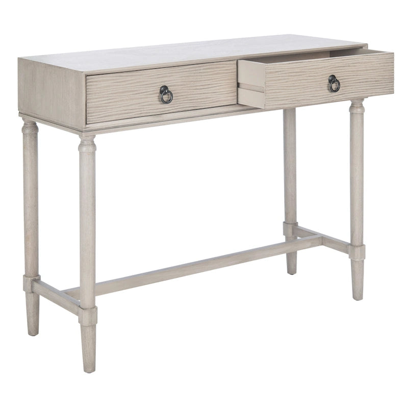 Console 2 tiroirs Barbra - 35,5 L x 13 P x 29,5 H